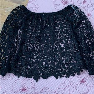 Cut out off shoulder top